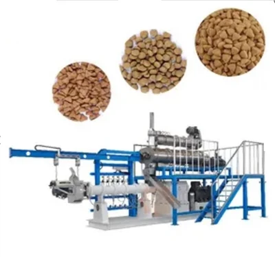 Produktionslinje for tørt akvatisk foder